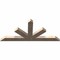 Ekena Millwork Saratoga Smooth Timber Gable Bracket, Douglas Fir, 72"W x 33"H x 3 1/2"D x 5 1/2"F, 11/12 Pitch GBW072X33X0406SAR00SDF - alternate 2